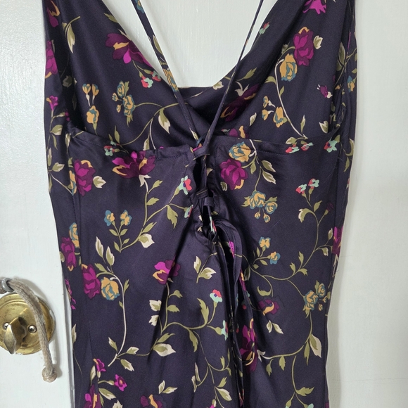 Dress Forum Plum Floral Midi Dress Medium - Picture 5 of 11